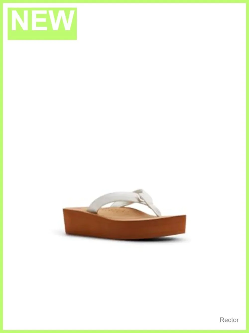Wedge Platform Flip Flop Sandals - Cushioned Footbed Summer